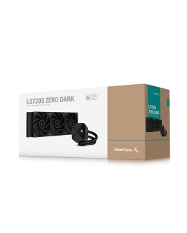 DeepCool LS720S Zero Dark Procesor Chłodnica cieczy all-in-one 12 cm Czarny 1 szt.