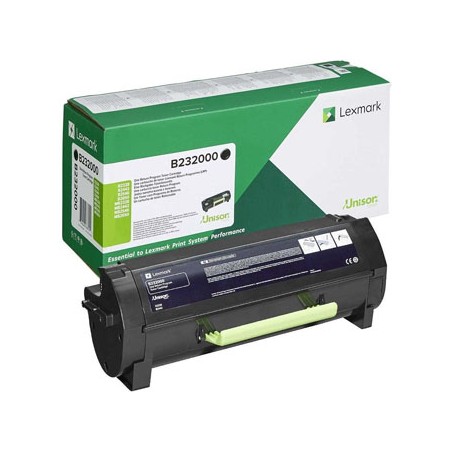 Lexmark oryginalny toner B232000, black, 3000s, return