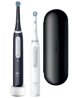 Szczoteczka elektryczna Oral-B iO4 Duo Matt Black/W (WYPRZEDAŻ)