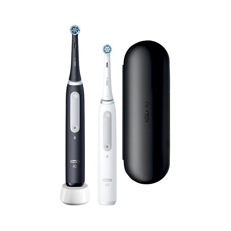 Szczoteczka elektryczna Oral-B iO4 Duo Matt Black/W (WYPRZEDAŻ)