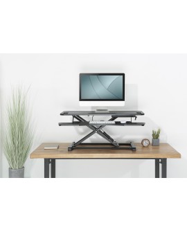 Ergonomiczna nakładka na biurkopowierzchnia: 950x615x106-460mm regulowana