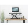 Ergonomiczna nakładka na biurkopowierzchnia: 950x615x106-460mm regulowana
