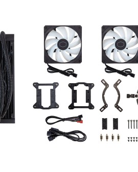 COOLER MASTER CHŁODZENIE WODNE CPU MASTERLIQUID 240L CORE ARGB MLW-D24M-A18PZ-R1