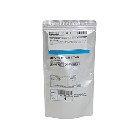 Ricoh oryginalny developer D0899660, cyan, 240000s