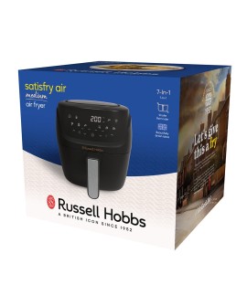 Russell Hobbs Satisfry Pojedyńczy 4 l 1350 W Frytkownica na gorące powietrze Czarny