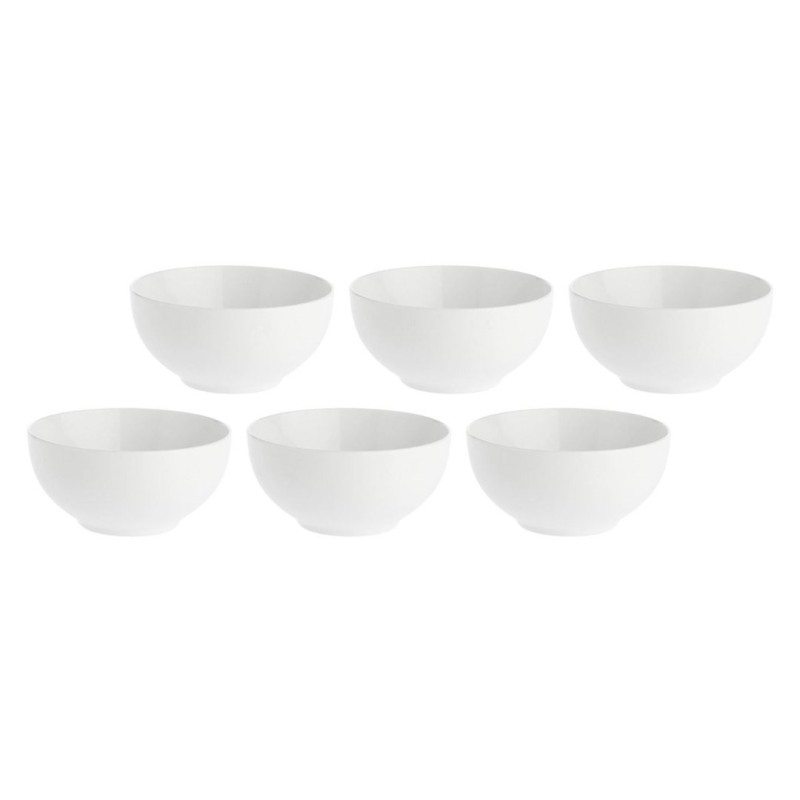 Zestaw 6 misek do owoców Essenziale - Biały, 14 cm