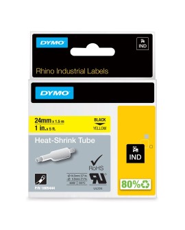 DYMO Przemysłowe Rurki Termokurczliwe - 24mm x 1,5m