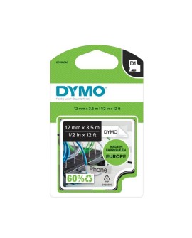 DYMO D1 - Durable Etykiety -Czarno na białym - 19mm x 5.5m