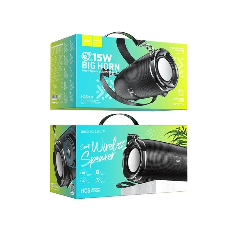 Głośnik bluetooth Hoco HC5 Cool Enjoy (czarny)