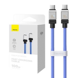 Kabel USB-C do USB-C Baseus CoolPlay 100W 1m (niebieski)