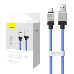 Kabel USB do USB-C Baseus CoolPlay 100W 1m (niebieski)