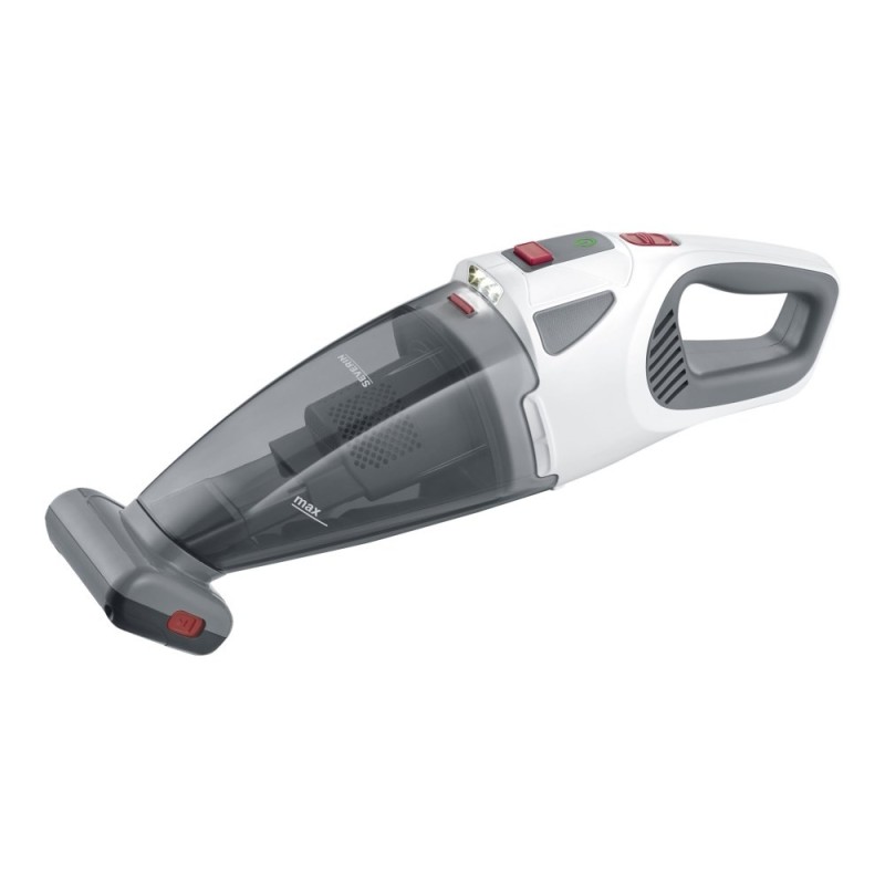 Severin HV 7146 okurzacz na kiju/szczotka elektryczna Bateria Suchy i Mokry UltraFine 120 W Szary, Czerwony, Biały 2,2 Ah