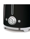 Toster Smeg TSF02BLEU czarny 4 kromek, metalowa obudowa