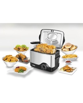 Unold Fryer Compact 1,5l 1200W srebrny (58615)