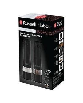 Russell Hobbs 28010-56 shaker do przypraw Czarny Zestaw shakerów do soli i pieprzu