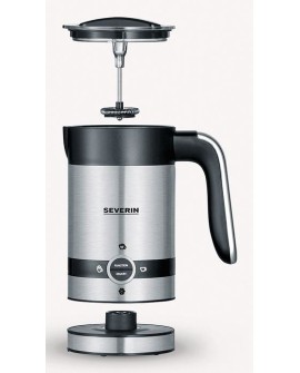 Severin SM 3584 spieniacz / podgrzewacz do mleka Automatyczny Czarny, Stal nierdzewna