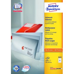 Avery 3652Z samoprzylepne...