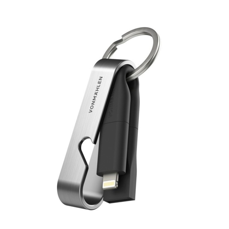 Vonmählen High Six USB C Czarny, Stal nierdzewna