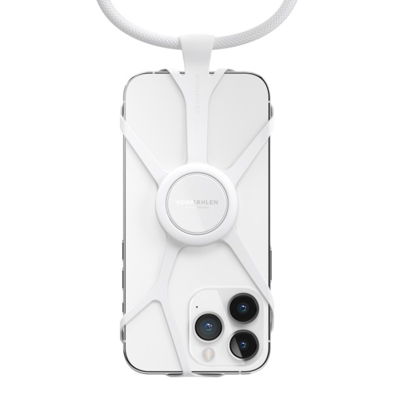 Vonmählen Infinity Plus pasek Telefon komórkowy Nylon, Silikon Biały