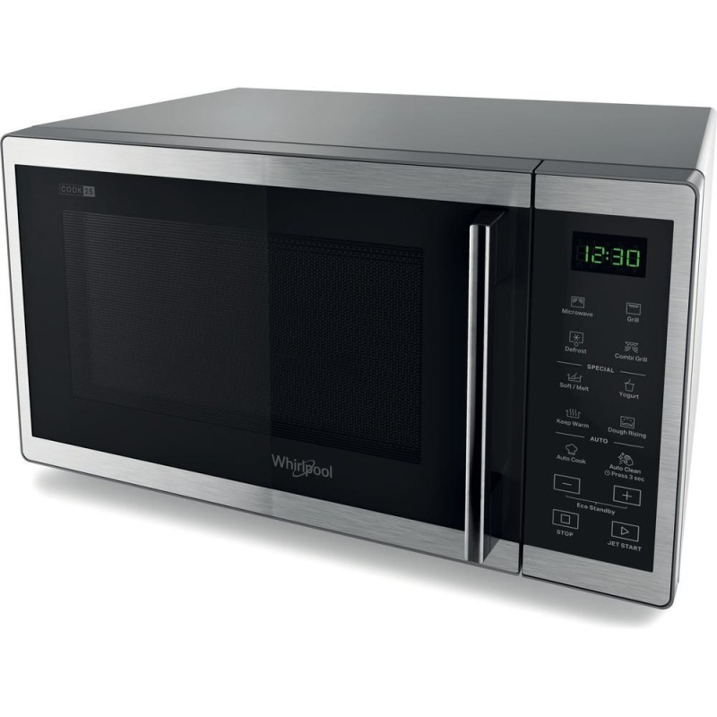 Kuchenka mikrofalowa Whirlpool MWP 253 SX (1400W 25l kolor inox)