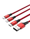 UNITEK PRZEWÓD USB 3IN1CHARGING (C,LIGHTNING,MUSB)