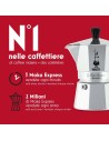 Zaparzacz BIALETTI Moka Express (kolor srebrny) (WYPRZEDAŻ)