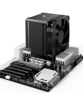 Jonsbo HX6250 Procesor Radiator 14 cm Czarny 1 szt.