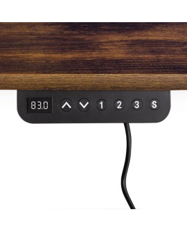 Biurko stolik Ergo Office elektryczna regulacja wysokości, do pracy stojąco siedzącej, max wys 114cm, ER-451