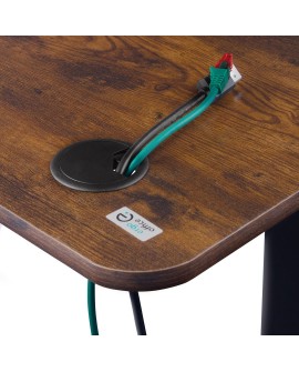 Biurko stolik Ergo Office elektryczna regulacja wysokości, do pracy stojąco siedzącej, max wys 114cm, ER-451