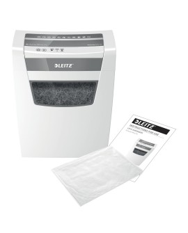Leitz Niszczarka IQ Home Office P4, 10 kartek, 23 l kosz