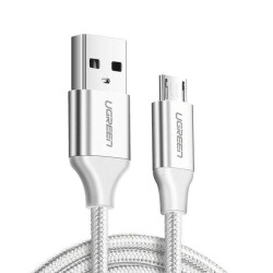 Kabel USB do Micro USB UGREEN US290 QC 3.0 2.4A 1.5m (biały)