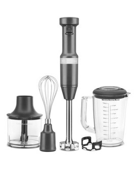 KitchenAid 5KHBV83 Blender immersyjny 180 W Szary, Stal