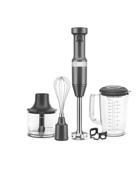 KitchenAid 5KHBV83 Blender immersyjny 180 W Szary, Stal
