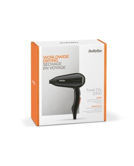 BaByliss Travel Dry 2000 suszarka do włosów 2000 W Czarny