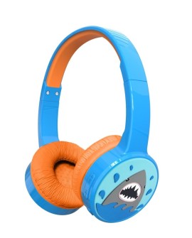 Denver BTH-107BU słuchawki/zestaw słuchawkowy Przewodowy i Bezprzewodowy Opaska na głowę Połączenia/muzyka Bluetooth Niebieski