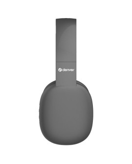 Denver BTH-252 słuchawki/zestaw słuchawkowy Bezprzewodowy Ręczny Połączenia/Muzyka/Sport/Codzienność Bluetooth Szary