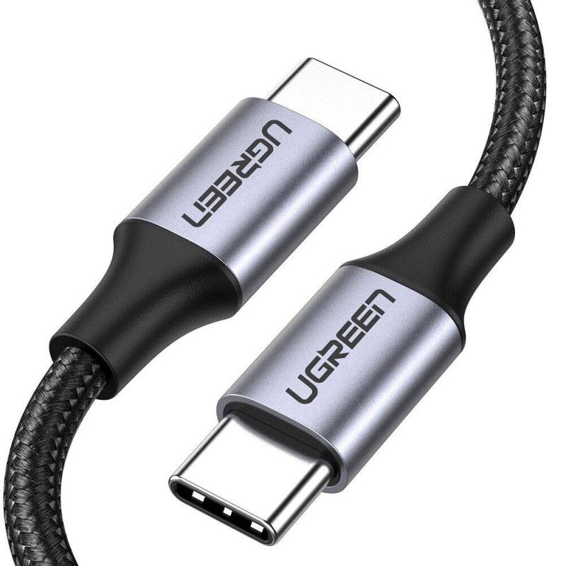 Kabel USB-C do USB-C UGREEN US261, 60W, 2m (czarny)