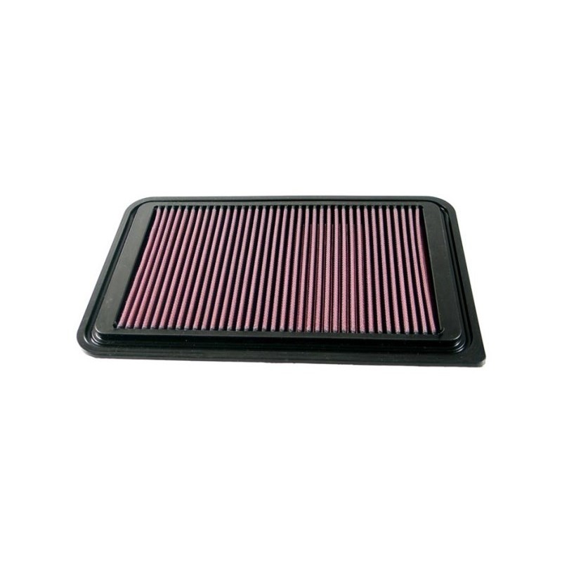 Sportowy filtr powietrza - kwadratowy, panelowy (dł.: 311mm, szer.: 202mm, wys.:22mm) pasuje do: MAZDA 2, 3 1.3-1.6D 10.03-