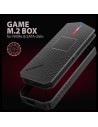 Obudowa SSD M.2 AXAGON EEM2-GAM, USB-C 10Gbps - NVMe & SATA SSD GAME M.2 box, bez skrótów