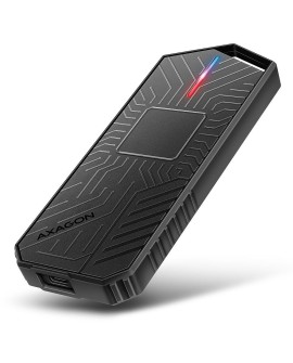 Obudowa SSD M.2 AXAGON EEM2-GAM, USB-C 10Gbps - NVMe & SATA SSD GAME M.2 box, bez skrótów