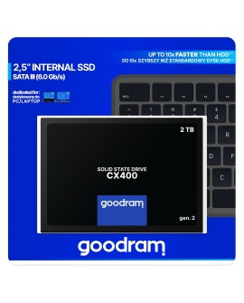 SSD GOODRAM CX400 Gen. 2 2TB SATA III 2,5 RETAIL