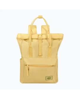 American Tourister Urban Groove Pastels Roll Top Backpack Pastel Yellow