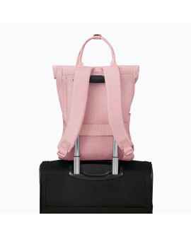 American Tourister Urban Groove Pastels Roll Top Backpack Pastel Pink