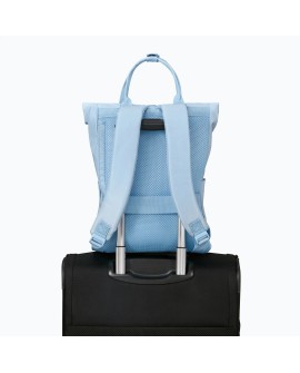 American Tourister Urban Groove Pastels Roll Top Backpack Pastel Blue
