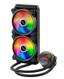 XPG LEVANTE X 240 Procesor Zestaw do chłodzenia płynami 12 cm Czarny