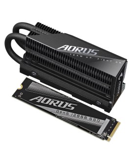 Dysk SSD Gigabyte AORUS 12000 1TB M.2 NVMe Gen5 z radiatorem 11700/9500 MB/s