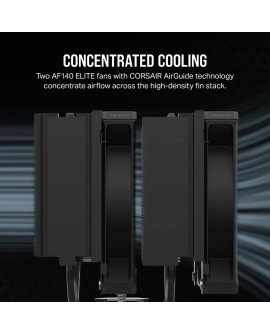 Corsair AF ELITE A115 Procesor Chłodnica powietrza 14 cm Czarny 1 szt.