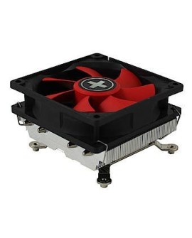 Xilence XC040 system chłodzenia komputerów Procesor Chlodnica/wentylator 9,2 cm Czarny, Czerwony