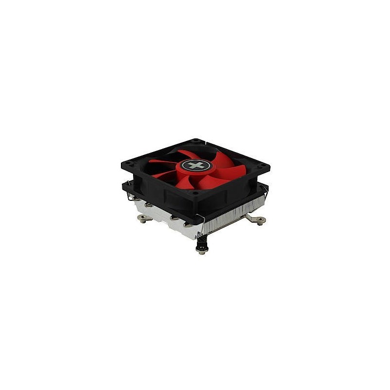 Xilence XC040 system chłodzenia komputerów Procesor Chlodnica/wentylator 9,2 cm Czarny, Czerwony