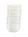 Staub Mini Ramekin Okrągły, 4 szt. - 200 ml, Kość słoniowa